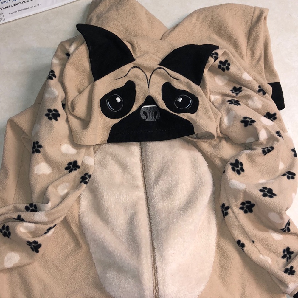 Pug onesie pajamas